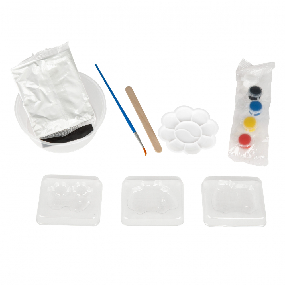 Set Creativ DIY Ciment Magic pentru Copii - Kit Complet cu Accesorii și Matrițe [3]