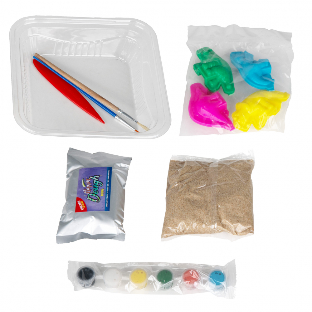 Set creativ DIY Strigo Happy Dough-Creeaza propriul Dinozaur,+6 ani [2]