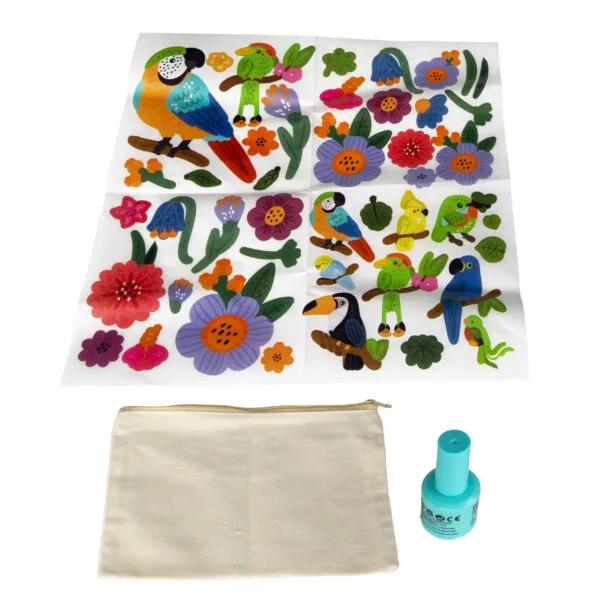 Set creativ DIY tehnica servetelului Portfard textil cu accesorii incluse,+7 ani [3]