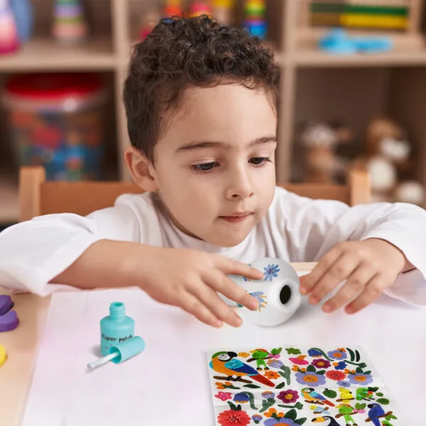 Set creativ DIY tehnica servetelului Vaza ceramica cu accesorii incluse,+7 ani [2]