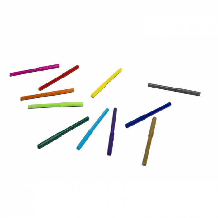 Set creativ gigant de colorat cu 12 carioci lavabile [4]