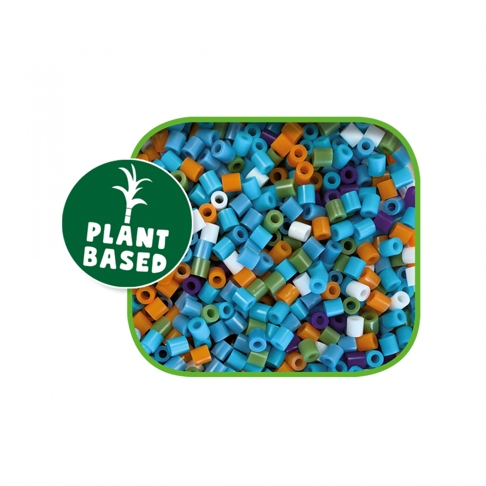 Set creativ Green Beedz –1200 Margele de calcat Triceraptos,+5 ani [5]