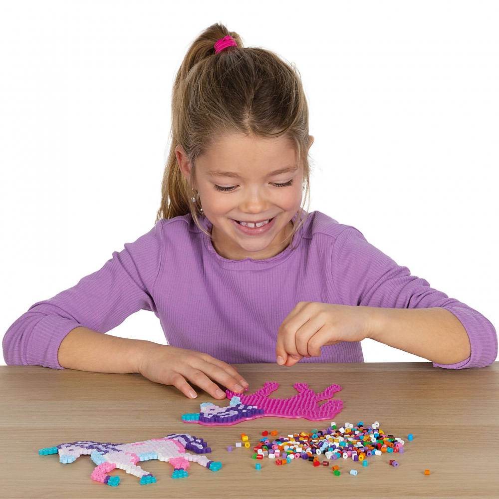 Set creativ Green Beedz –1800 Margele de calcat Unicorn,+5 ani [5]