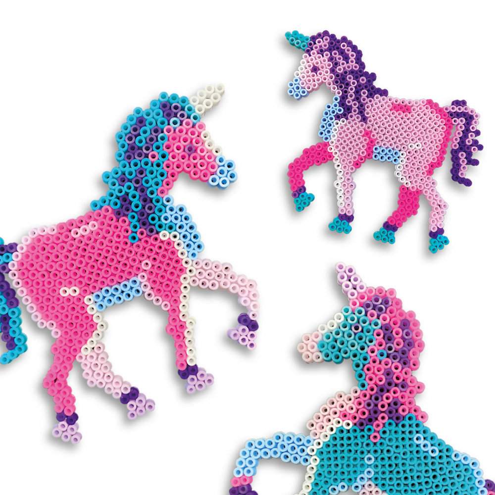Set creativ Green Beedz –1800 Margele de calcat Unicorn,+5 ani [3]