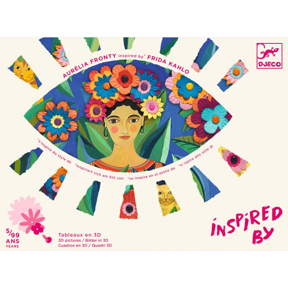 Set creativ Inspired by Frida Kahlo, Djeco [5]