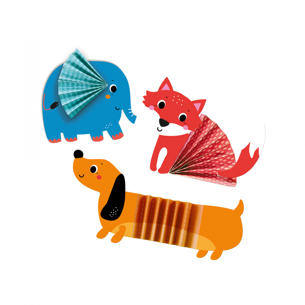 Set creativ pentru copii- Origami animale ZIG ZAG, 3-6 ani [3]