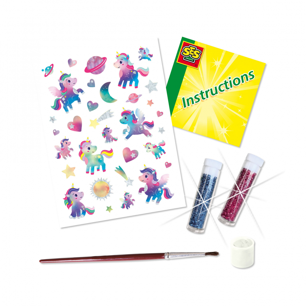 Set creativ pentru copii - Tatuaje Unicorn galaxie [2]