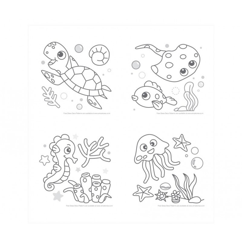 Set creativ pentru copii-Vietati marine pictate cu accesorii incluse,+4 ani [2]