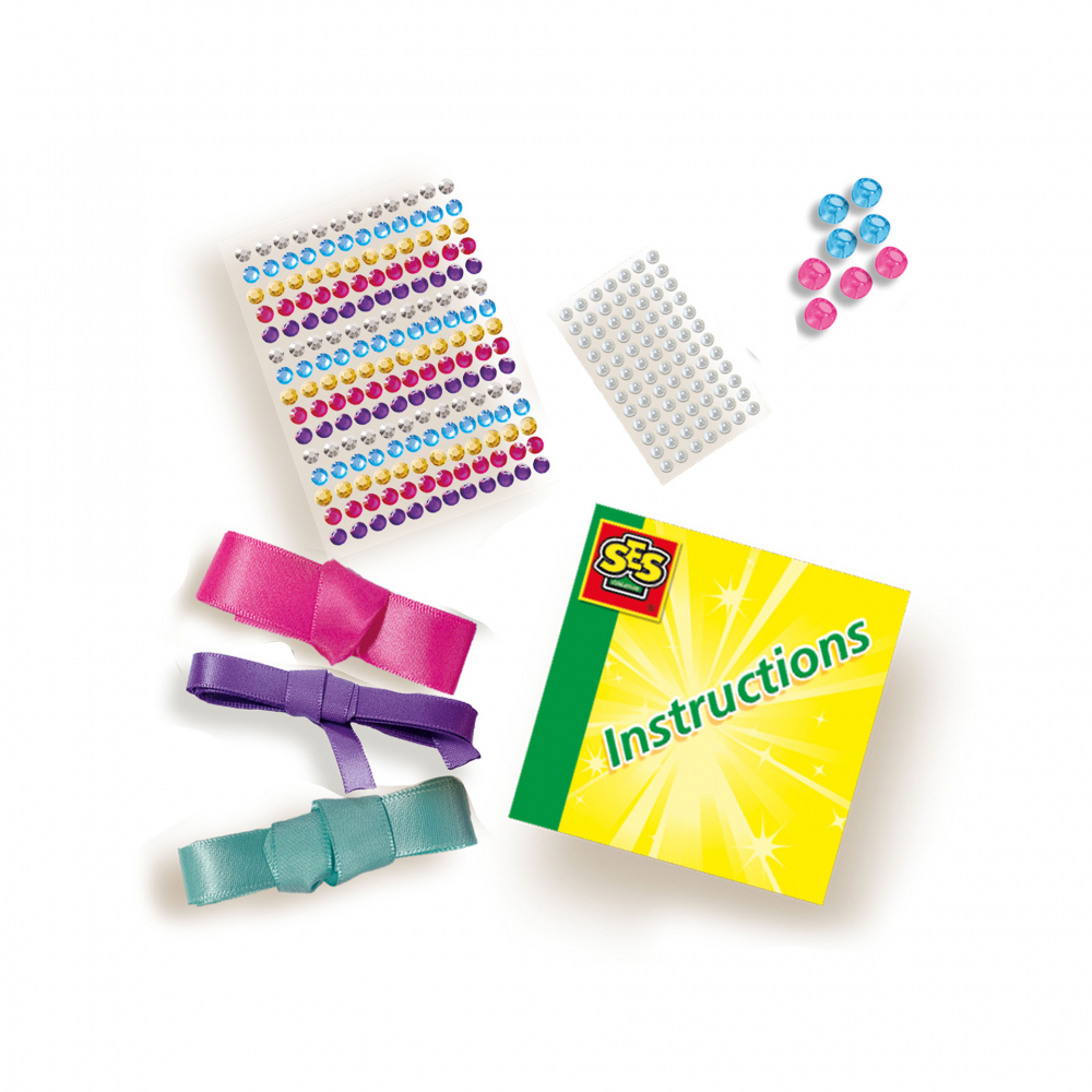 Kit creativ  cu accesorii incluse- Panglica decorata cu diamante [3]