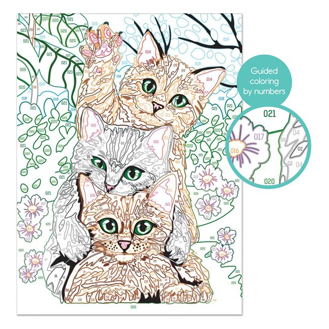 Set creativ pictura pe numere cu accesorii incluse [4]