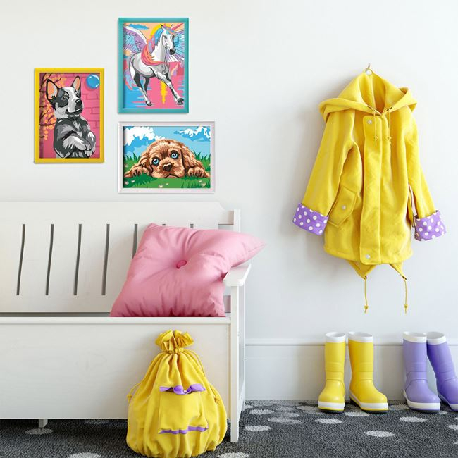 Set creativ pictura pe numere cu accesorii incluse [4]