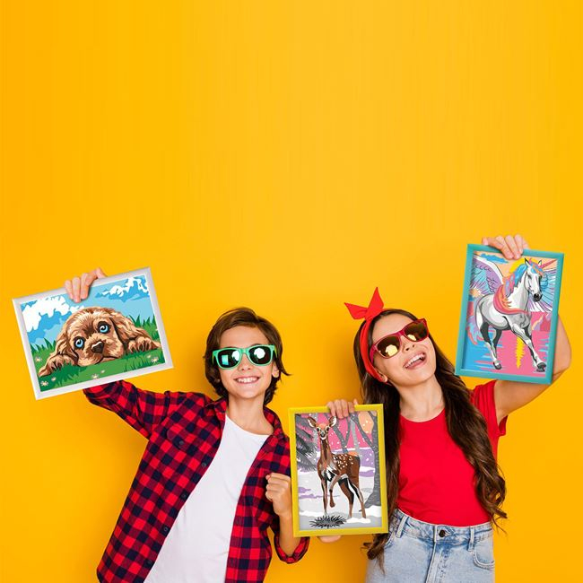 Set creativ pictura pe numere cu accesorii incluse [3]