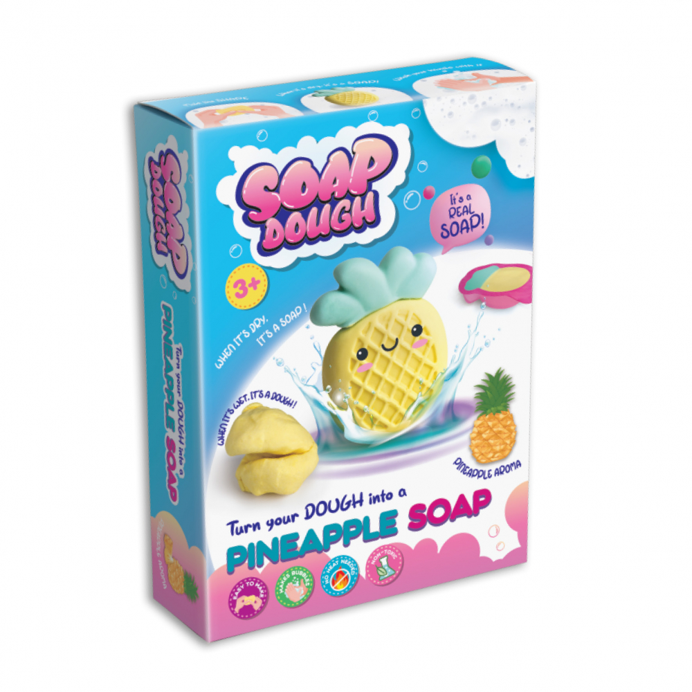Set creativ DIY Strigo Fa-ti propriul sapun,model Ananas,+3 ani