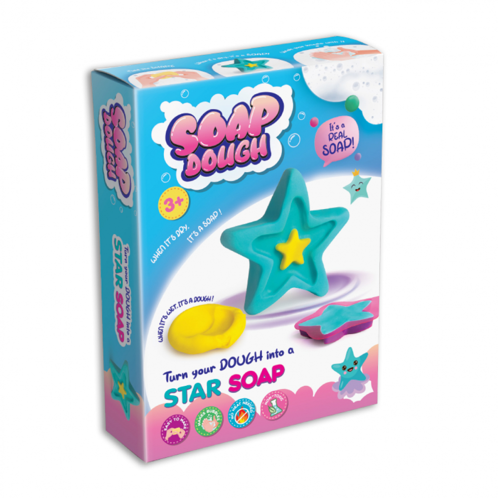 Set creativ DIY Strigo Fa-ti propriul sapun,model Stea,+3 ani