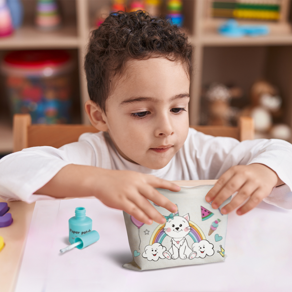 Set creativ DIY Strigo-Tehnica Servetelului Geanta pisicuta,+5 ani [2]