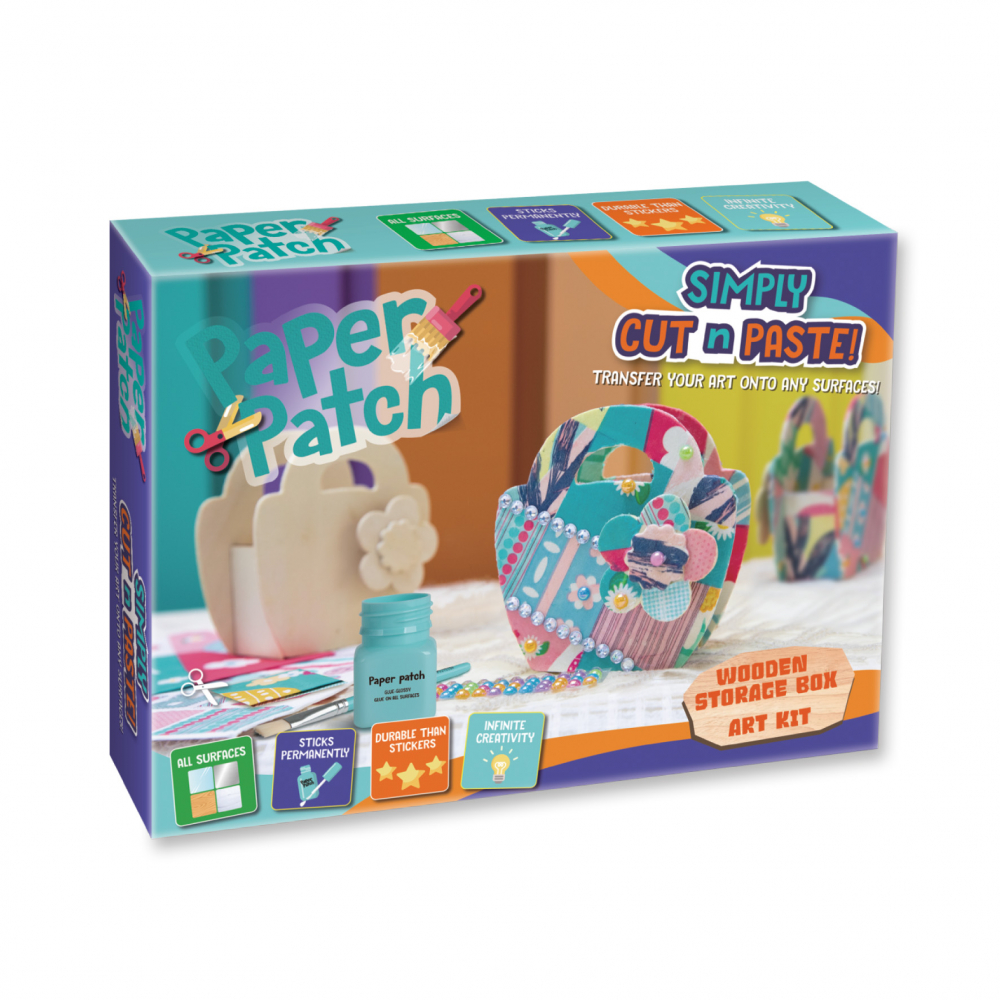Set creativ DIY Strigo-Tehnica Servetelului Suport din lemn pentru diverse accesorii,+7 ani