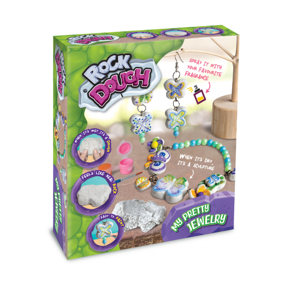 Set creativ DIY  Strigo-Creeaza bijuterii din ciment cu accesorii incluse,+7 ani