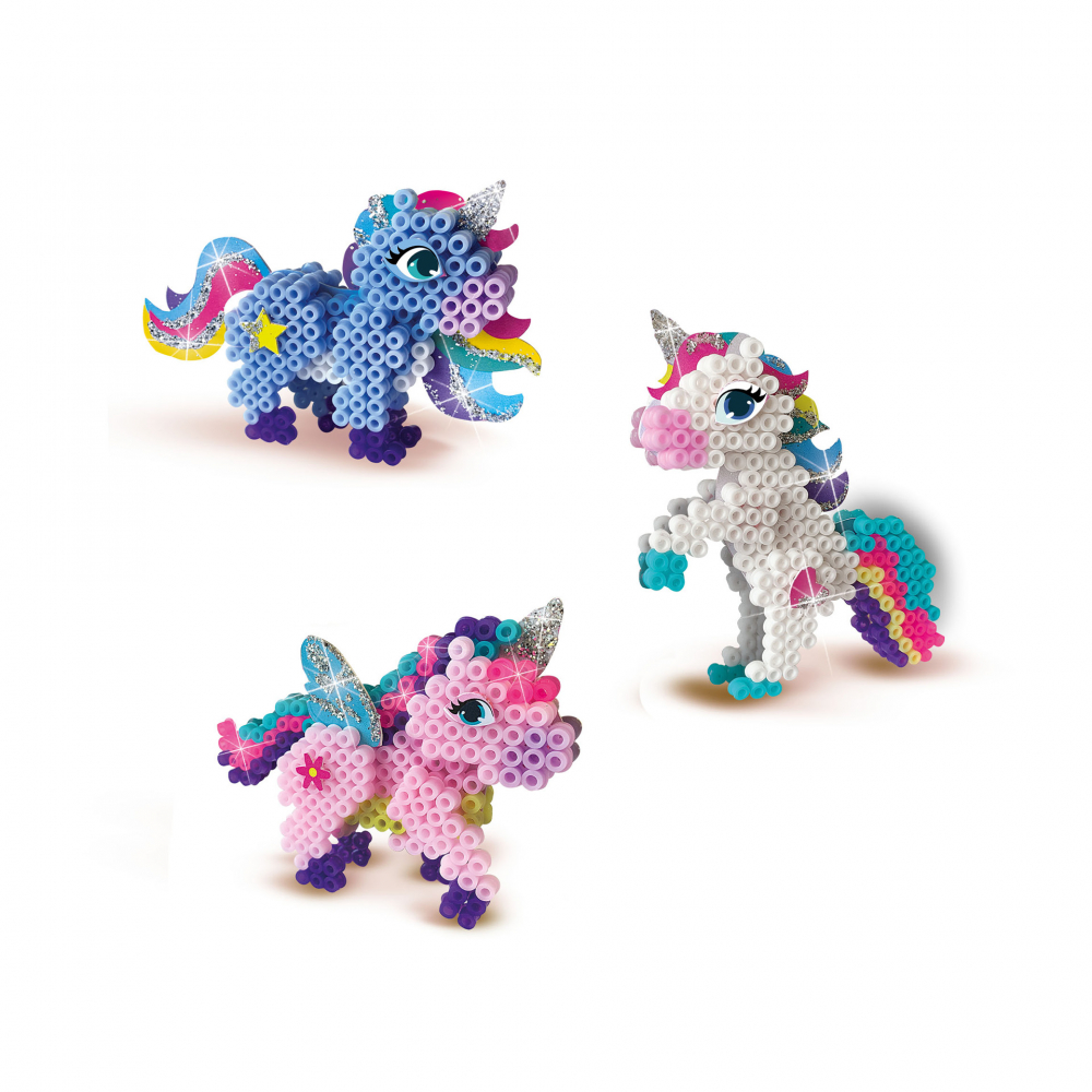 Set creativ Tablou cu 1800 margele de calcat - Unicorni,+5 ani [3]