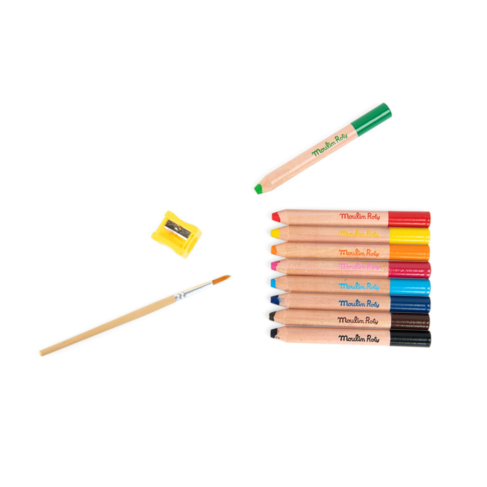 Set creioane colorate multifunctionale, Moulin Roty [3]