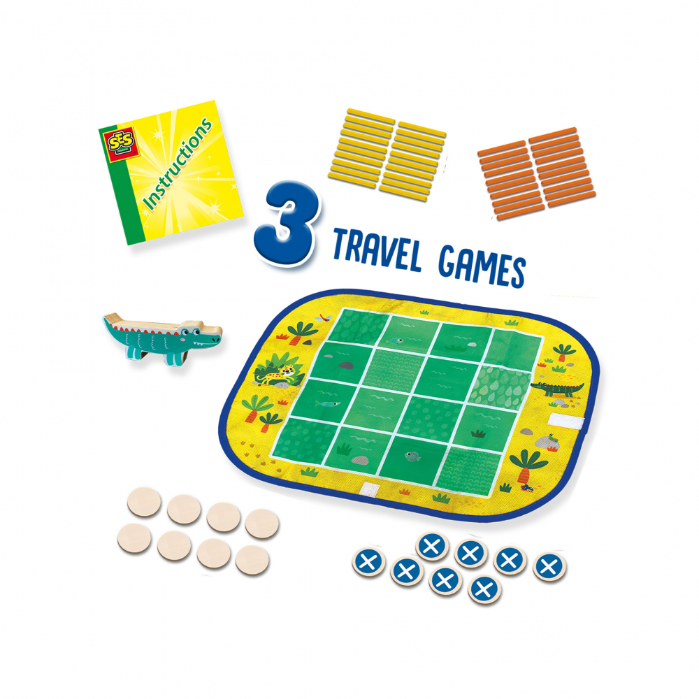 Set de 3 jocuri copii pentru petrecere- Connect Four, Dots and Boxes si joc de stivuire [2]