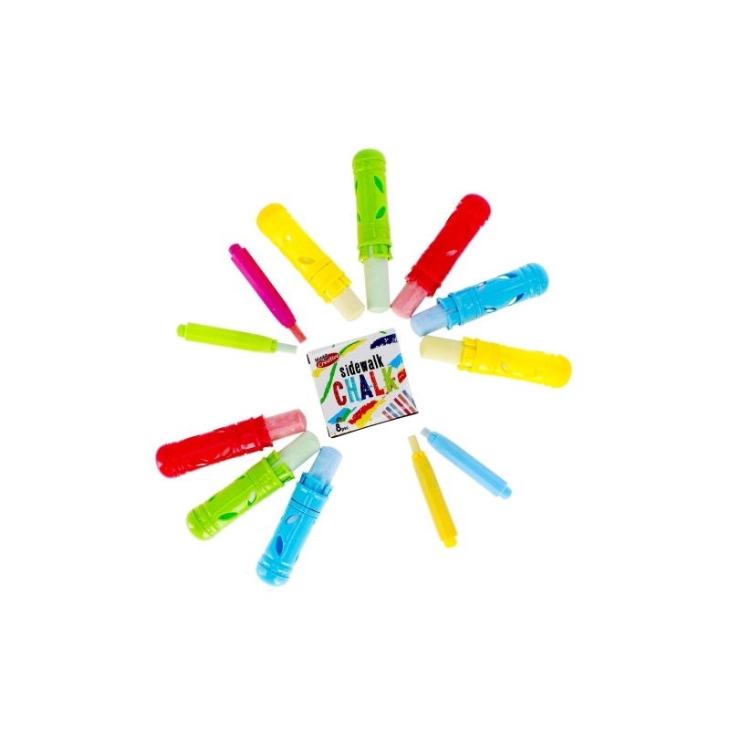 Set de colorat creta pentru asfalt cu ustensile, 40 piese [6]