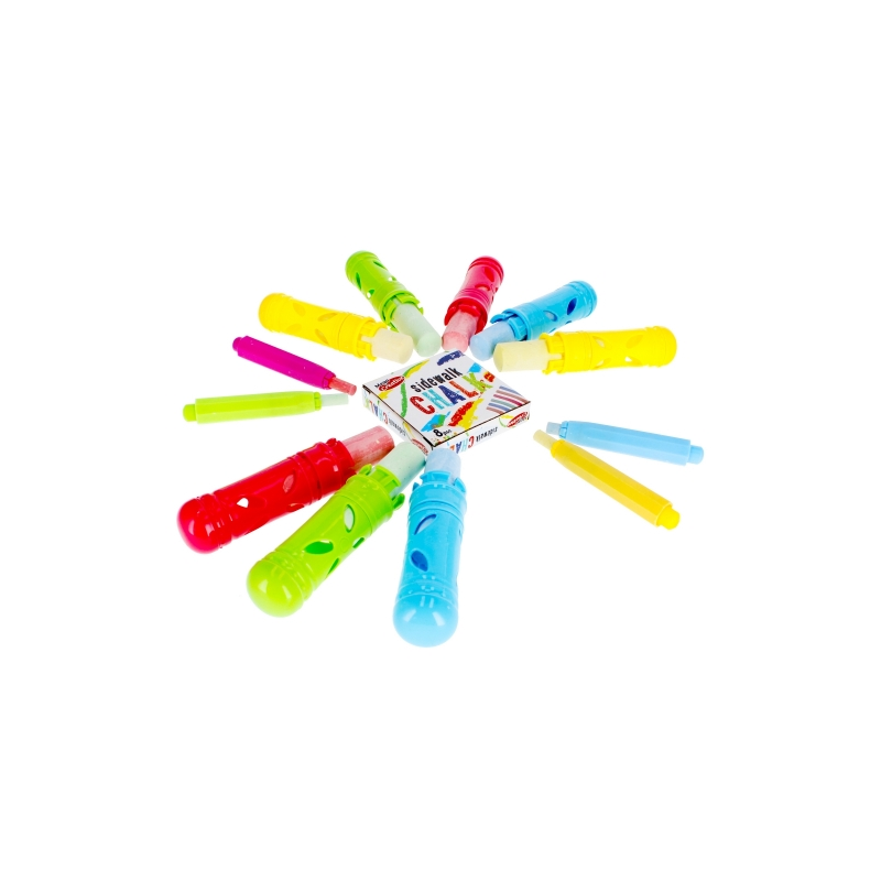 Set de colorat creta pentru asfalt cu ustensile, 40 piese [2]