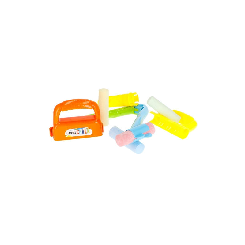 Set de colorat creta pentru asfalt cu ustensile, 8 piese [2]