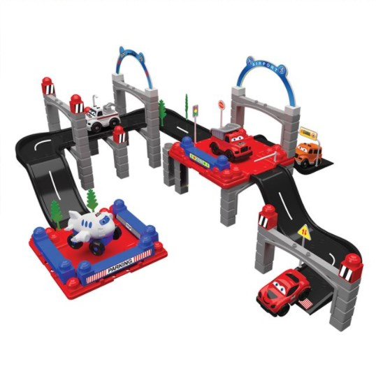 Set de constructie Pista cu garaj [2]