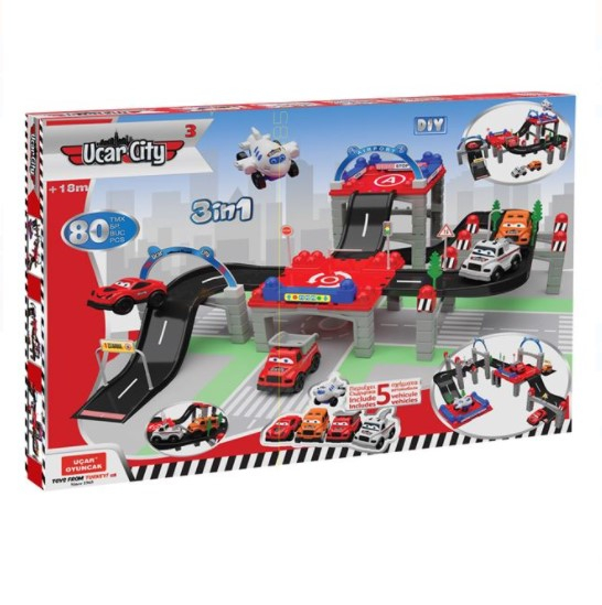Set de constructie Pista cu garaj [4]