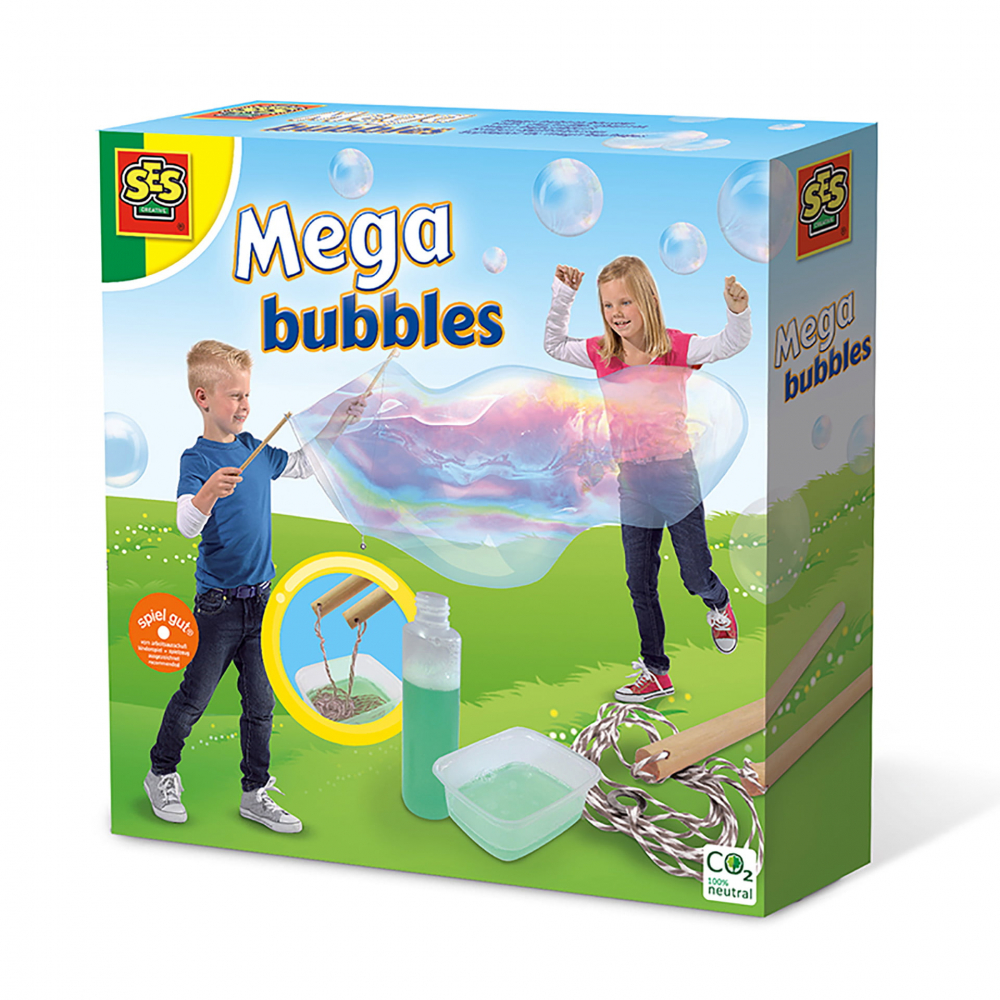 Set de facut mega baloane de sapun pentru copii, +5 ani