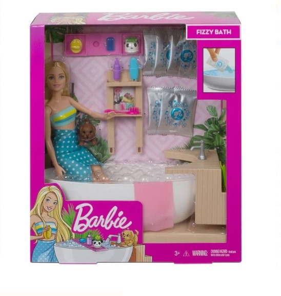 Set de joaca Barbie si catelusul-Relaxare in cada [6]