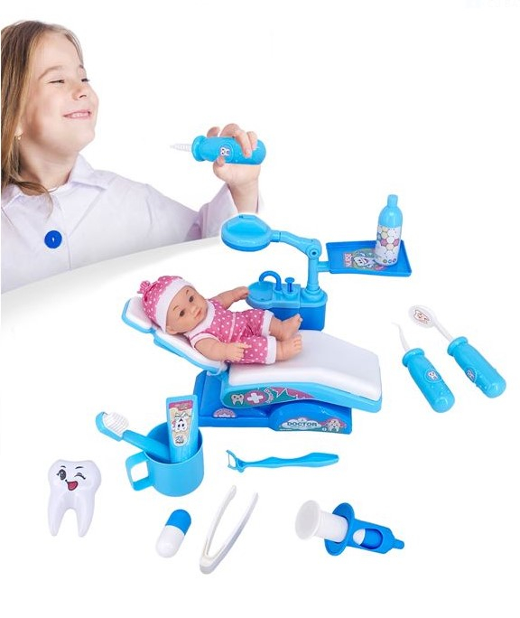 Set de joaca Bebelusul la stomatolog cu accesorii incluse [2]