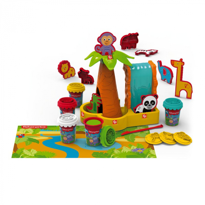 Set de joaca creativ cu plastilina Padurea Tropicala [3]