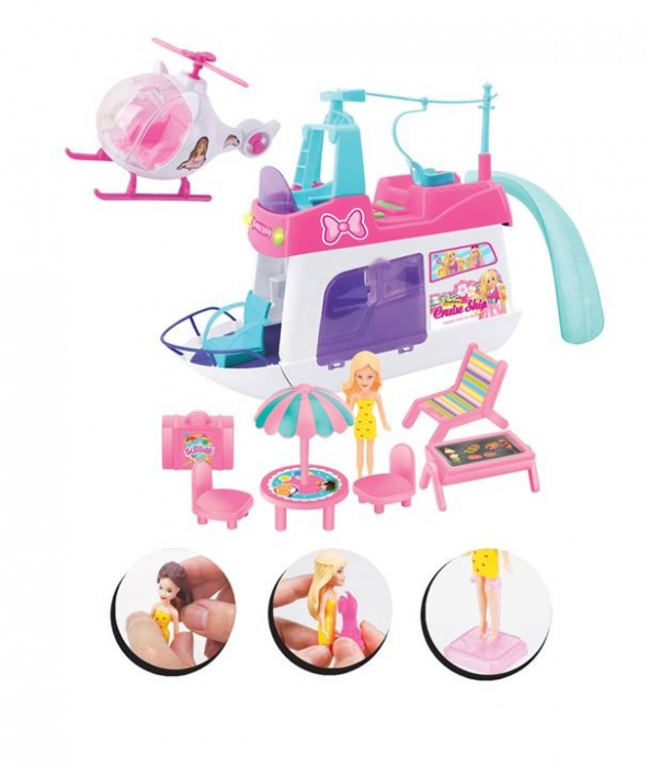 Set de joaca cu 2 mini papusi [3]