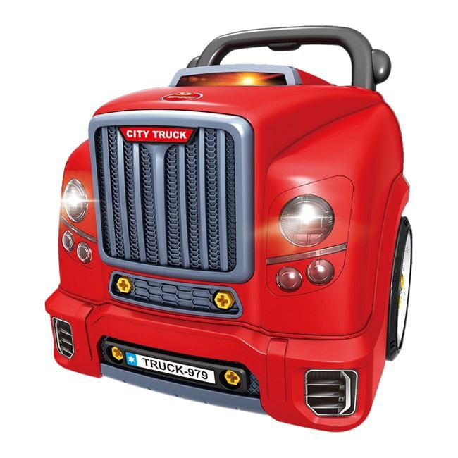Set de joaca cu unelte in cutie in forma de camion , sunet si lumini, +3 ani [2]