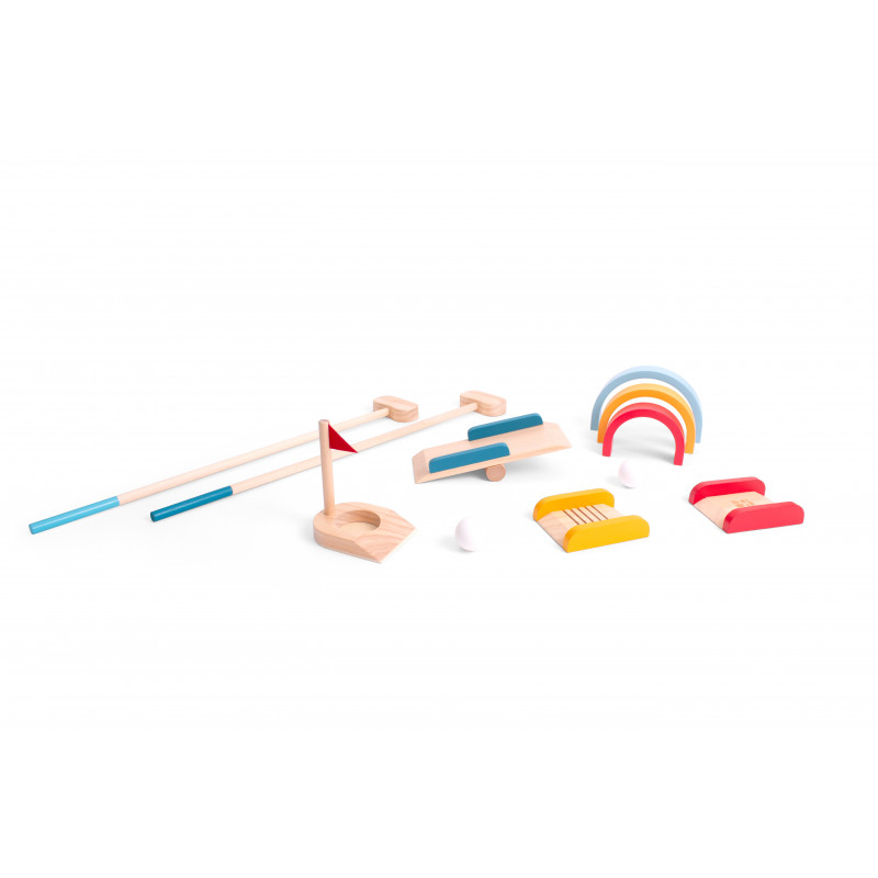 Set de joaca Golf din lemn pentru copii,5-8 ani [5]