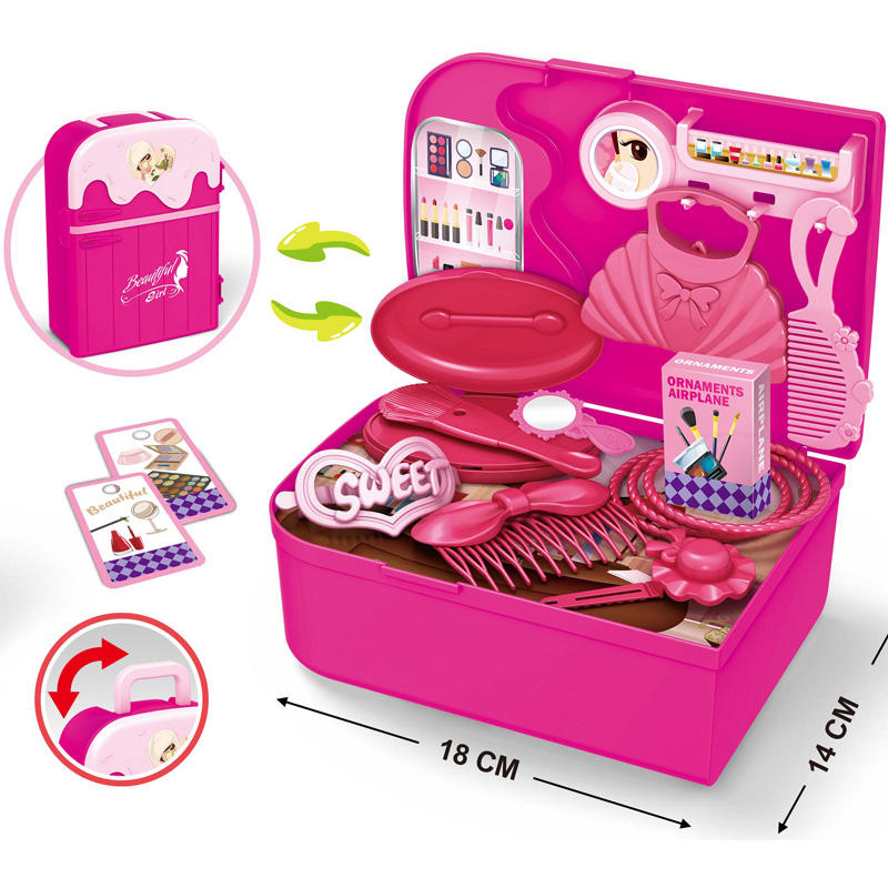 Set de joaca Mini cutie cu accesorii fashion,plastic,14x6.5x18 cm [1]