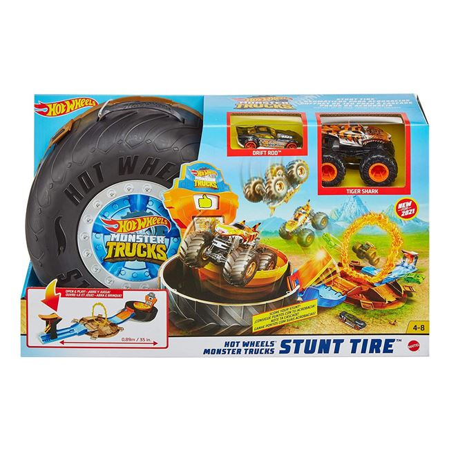 Monster Trucks Stunt Fire Hot Wheels [5]