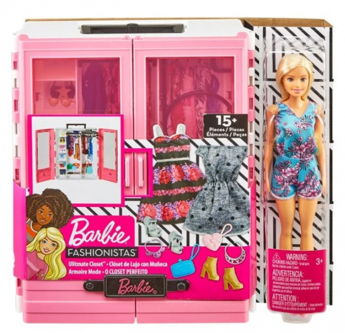Set de joaca Papusa Barbie cu noua garderoba [2]