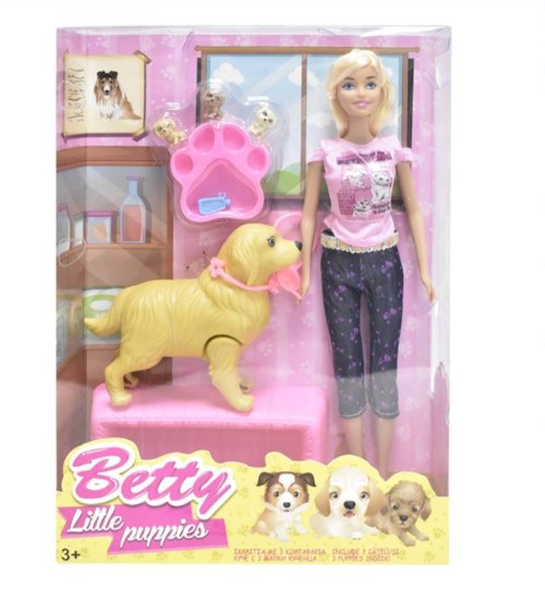Set de joaca Papusa Betty cu catelusi [2]