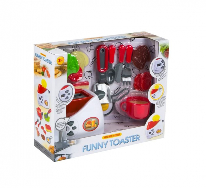 Set de joaca pentru copii  Prajitor de paine cu accesorii incluse [2]