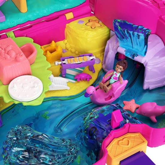 Set de joaca Polly Pocket Flamingo Pinata cu accesorii incluse [10]