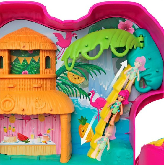Set de joaca Polly Pocket Flamingo Pinata cu accesorii incluse [8]