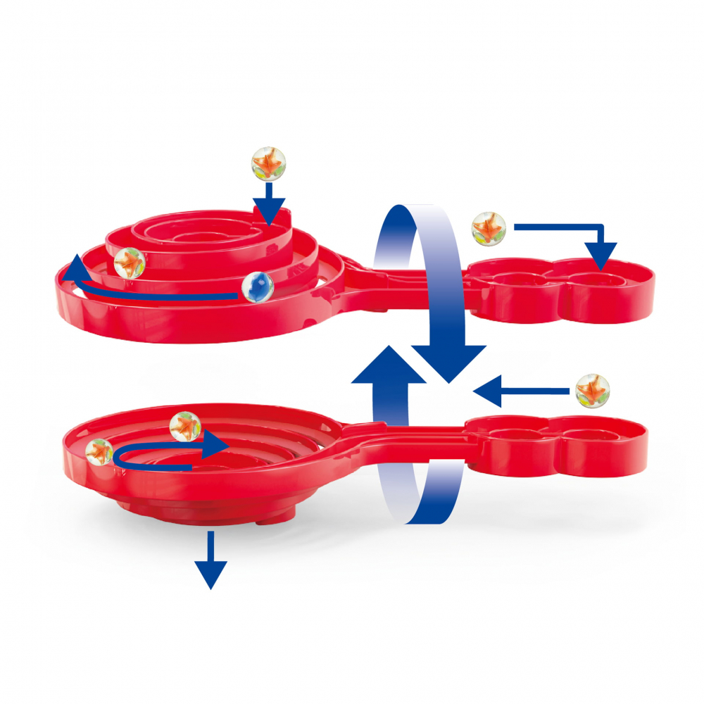 Set de joaca Quadrilla - circuit cu bile - Super spirala (129 piese),+4 ani [5]