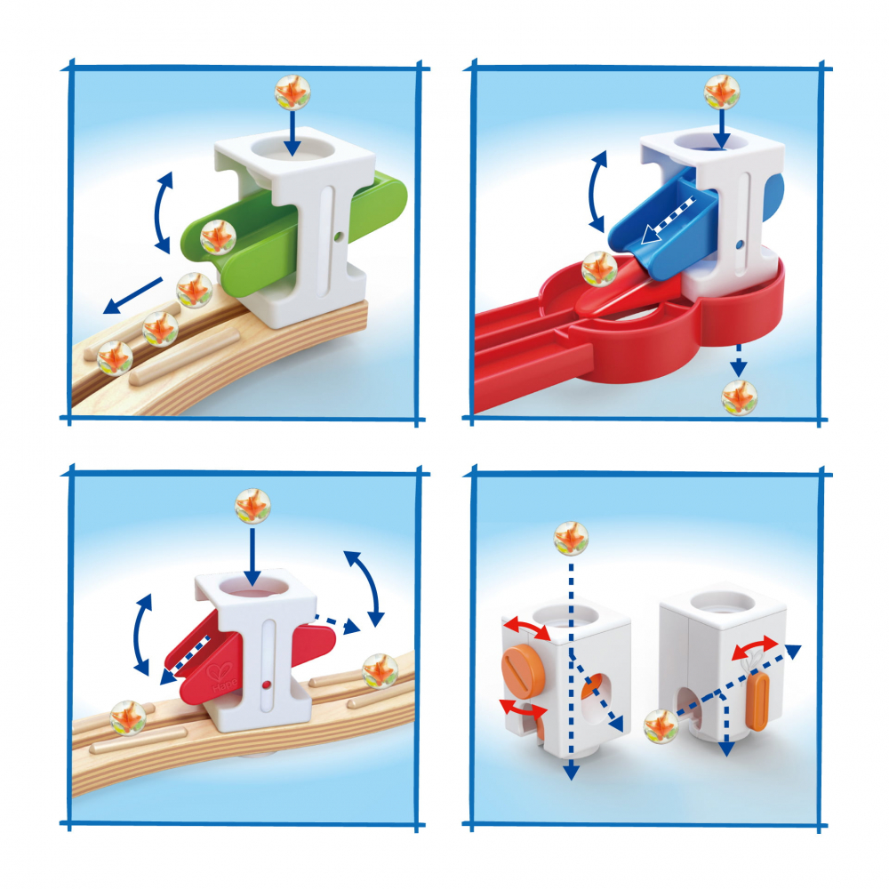 Set de joaca Quadrilla - circuit cu bile - Super spirala (129 piese),+4 ani [7]