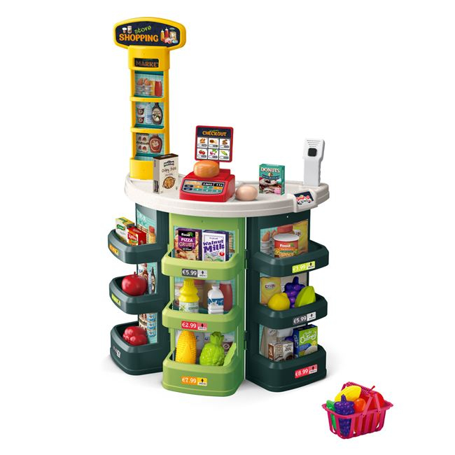 Set de joaca Supermarket cu accesorii incluse,50x27x78 cm