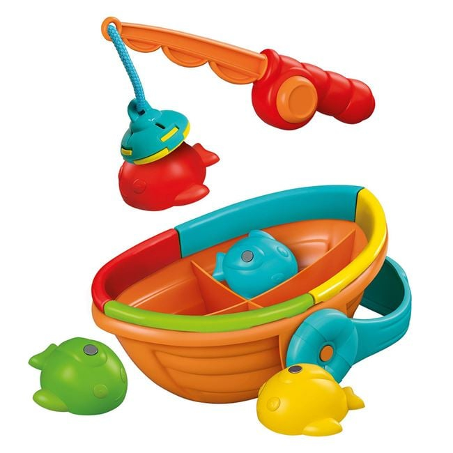 Set de jucarii pentru baie Barcuta cu pestisorii, +12 luni [4]