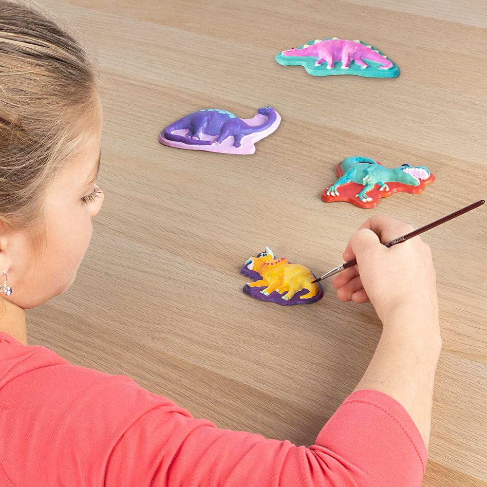 Set de lucru manual pentru copii cu dinozauri fosforescenti [3]