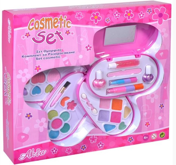 Set de machiaj cu oglindă și 4 palete cu accesorii [2]