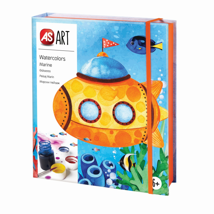 Set Desen As Art Acuarelă Peisaj Marin  [6]
